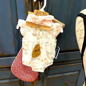 Rabbit bear organic NWT 0-3